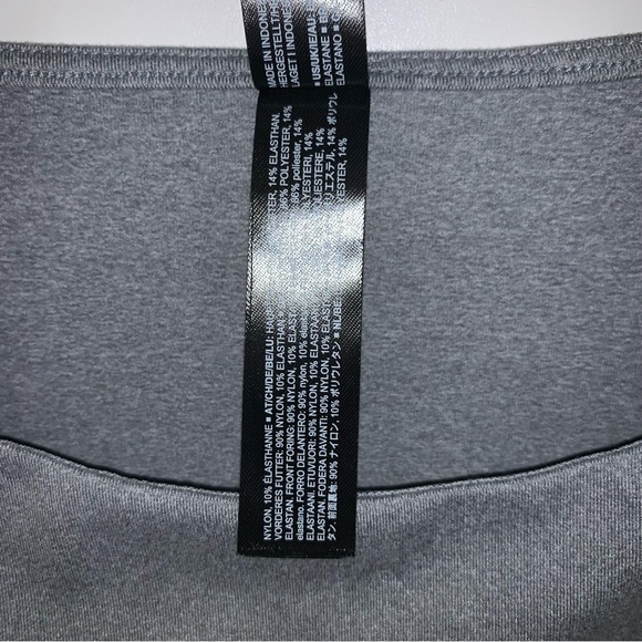 NWT Core IO Gray Open Front Long Sleeve Crop Top Size Extra Large - Picture 4 of 7